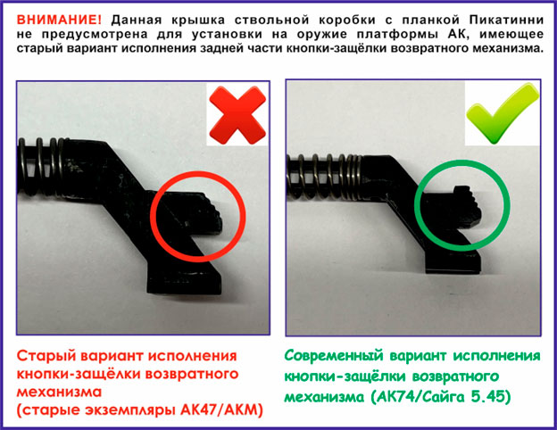 Крышки ствольных коробок